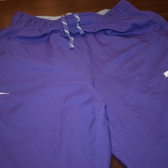 4624 Mens Nike Gym Pants Medium TCU Texas - Picture 3 of 7